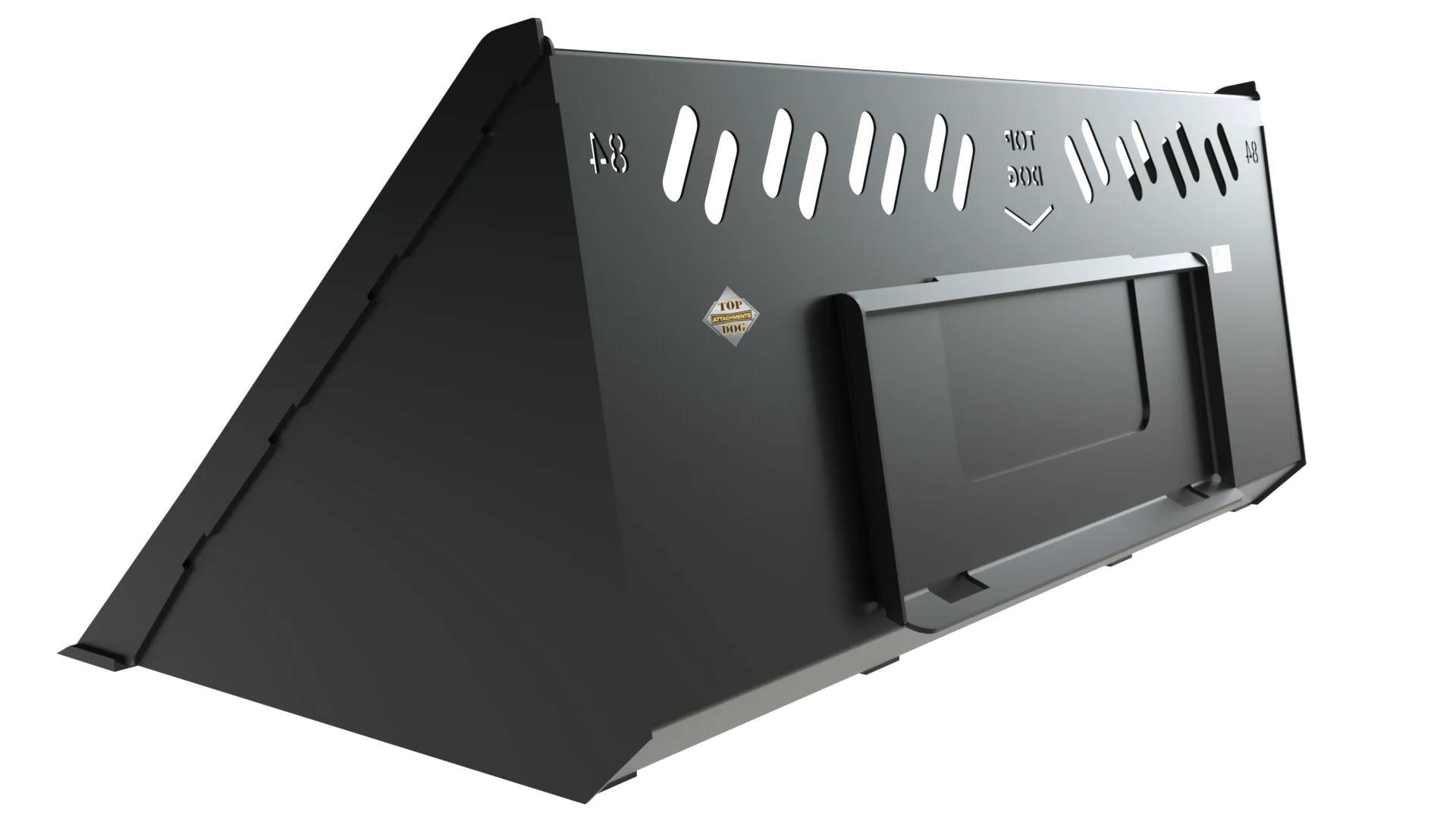 Top Dog Attachments | Skid Steer Snow Bucket - Image 3