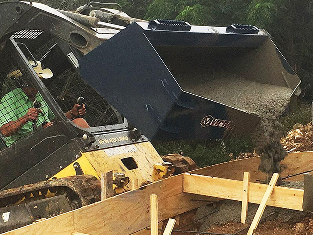 Virnig Concrete Bucket For Skid Steer Loader - Image 3